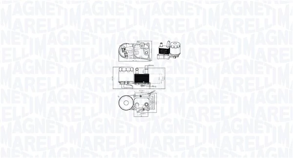 Oil Cooler, engine oil